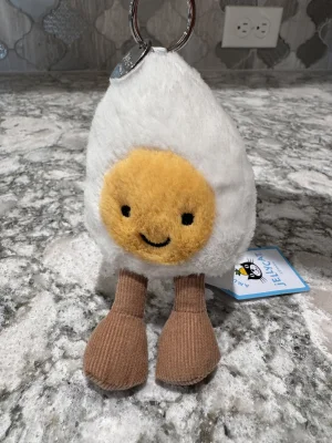 Amuseables Happy Boiled Egg Bag Charm Jellycat | Jelly Journal