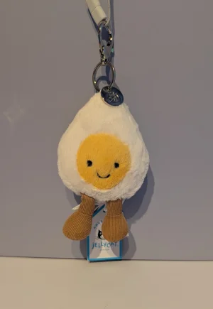 Amuseables Happy Boiled Egg Bag Charm Jellycat | Jelly Journal