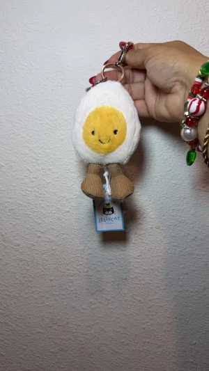 Amuseables Happy Boiled Egg Bag Charm Jellycat | Jelly Journal