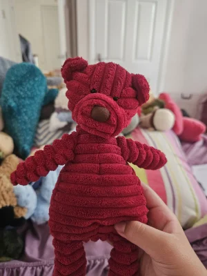 Cordy Roy Bear Red - Small Jellycat photo