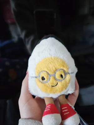 Amuseables Boiled Egg Geek Jellycat photo uploaded by Skibidijellycat123