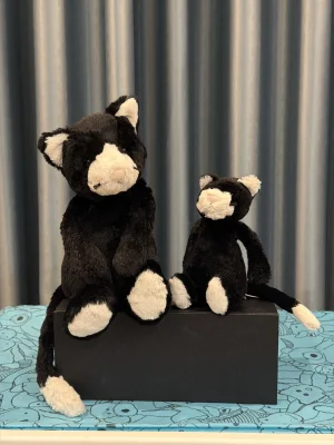 Bashful Black & White Kitten - Medium Jellycat photo