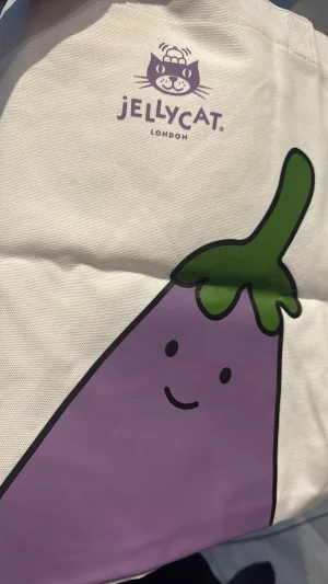 Amuseables Aubergine Tote Bag Jellycat photo