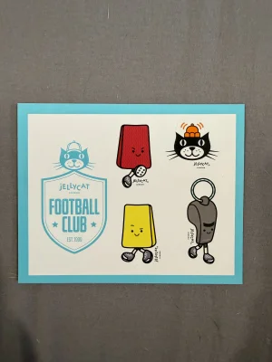 Jellycat Football Club Stickers Jellycat photo