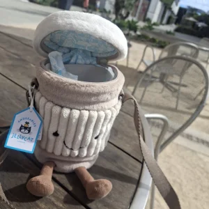 Amuseables Perkle Coffee Shoulder Bag Jellycat photo