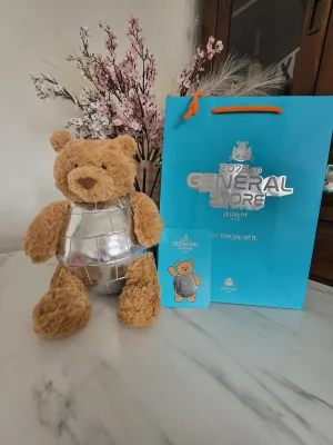 A photo of Bartholomew Bear ‘Disco Ball’ Jellycat taken by justagirlandherjellies