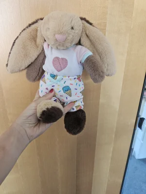 Bashful Patchwork Brown Bunny Jellycat photo uploaded by Ilovejelly