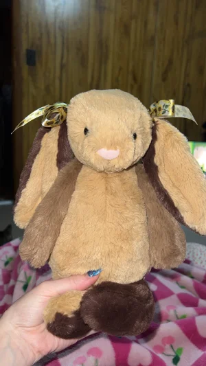 Patchwork Brown Bunny うさぎ ぬいぐるみ Jellycat Bashful Patchwork