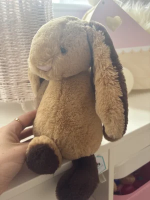 Bashful Patchwork Brown Bunny Jellycat photo
