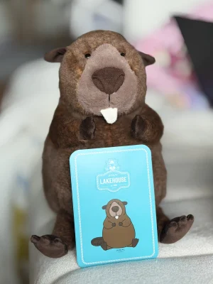 Briggs Beaver Sticker Jellycat photo
