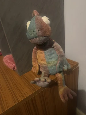 A photo of Colin Chameleon Jellycat taken by Stilley