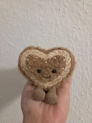 Amuseables Schonherz Gingerbread Bag Charm Jellycat photo