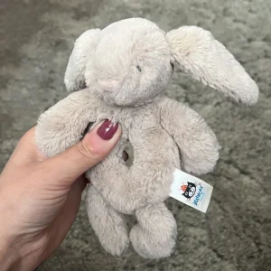Bashful Bunny Ring Rattle - Beige Jellycat photo