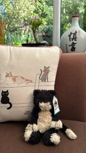 Billie Black Kitten Tot Jellycat photo