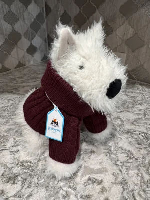 Munro Scottie Dog 'Winter Jumper' Jellycat photo