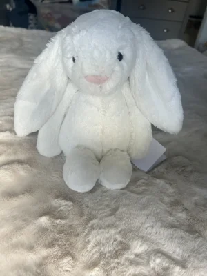 White Bashful Bunny The White Company Jellycat photo uploaded by Raychandthejellies