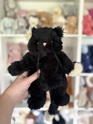 Squidgy Black Cat Jellycat photo