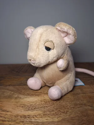 A photo of Cuddlebud Darcy Dormouse Jellycat taken by Sofie