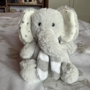 A photo of Poppet Elephant with Scarf Jellycat taken by Rach01