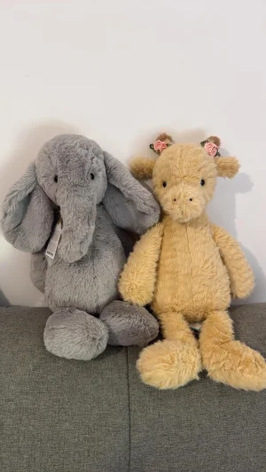 Bashful Luxe Elephant Thuddeus - Medium Jellycat photo