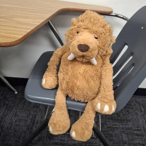 A photo of Stellan Sabre Tooth Tiger Jellycat taken by Branz_jellies