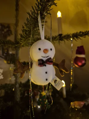 A photo of Festive Folly Snowman Jellycat taken by gelisplush