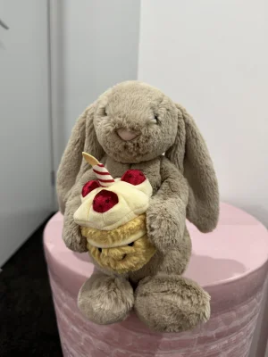Bashful Beige Bunny 'Birthday' Jellycat | Jelly Journal