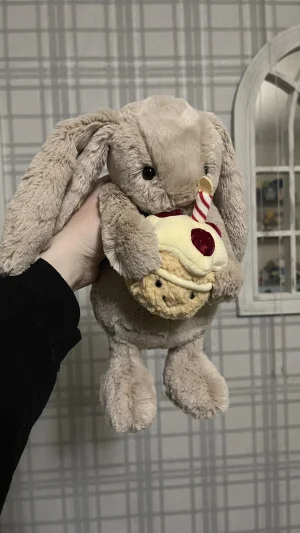 Bashful Beige Bunny 'Birthday' Jellycat photo