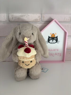 Bashful Beige Bunny 'Birthday' Jellycat | Jelly Journal