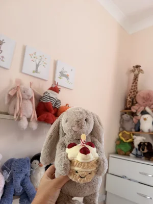 jellycat bunny in room