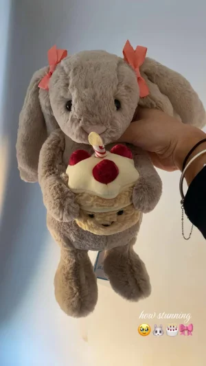 Bashful Beige Bunny 'Birthday' Jellycat photo