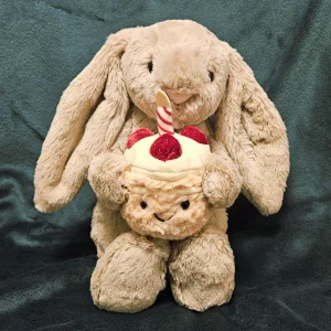 Bashful Beige Bunny 'Birthday' Jellycat photo