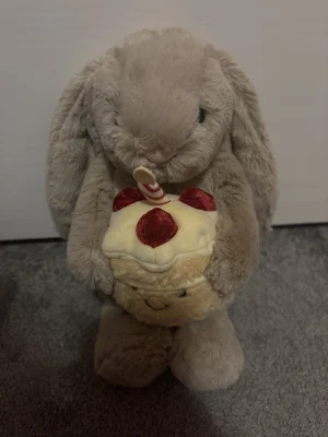Bashful Beige Bunny 'Birthday' Jellycat photo