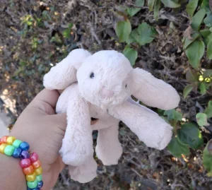 Smudge Rabbit -Tiny Jellycat photo