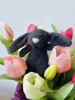 Bashful Bunny Inky Bag Charm Jellycat | Jelly Journal