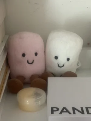 Amuseables Pink and White Marshmallows Jellycat photo