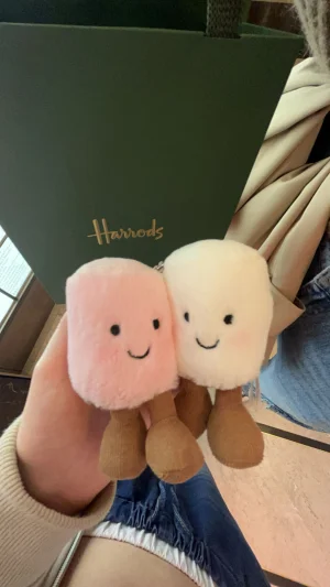Amuseables Pink and White Marshmallows Jellycat photo