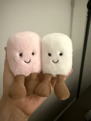 Amuseables Pink and White Marshmallows Jellycat photo