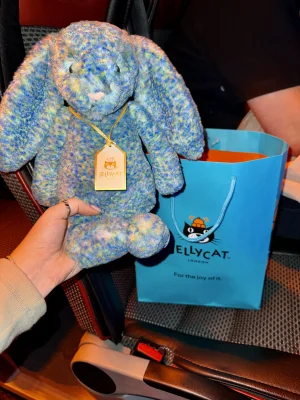 Bashful Luxe Bunny Azure - Medium Jellycat photo