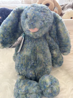 Bashful Luxe Bunny Azure - Medium Jellycat photo