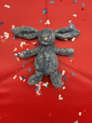 Bashful Luxe Bunny Azure - Medium Jellycat photo