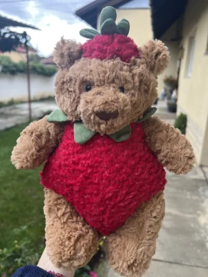 Bartholomew Bear Strawberry Jellycat | Jelly Journal