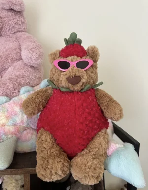 Bartholomew Bear Strawberry Jellycat | Jelly Journal
