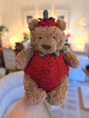 Bartholomew Bear Strawberry Jellycat photo