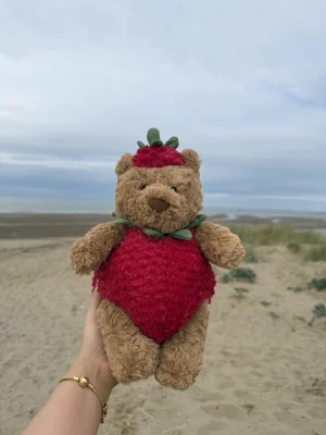 Bartholomew Bear Strawberry Jellycat photo