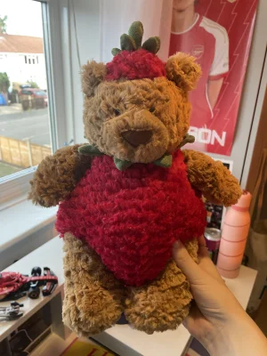 Bartholomew Bear Strawberry Jellycat photo