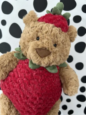 Bartholomew Bear Strawberry Jellycat photo