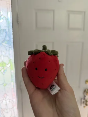 A photo of Fabulous Fruit Strawberry Jellycat taken by amandamariejelly