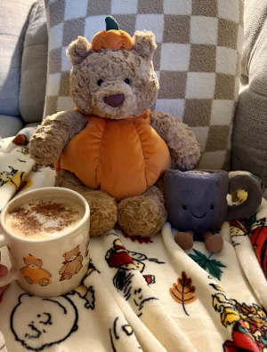 Bartholomew Bear Pumpkin Jellycat photo