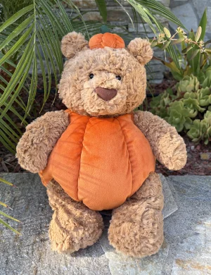 Bartholomew Bear Pumpkin Jellycat photo